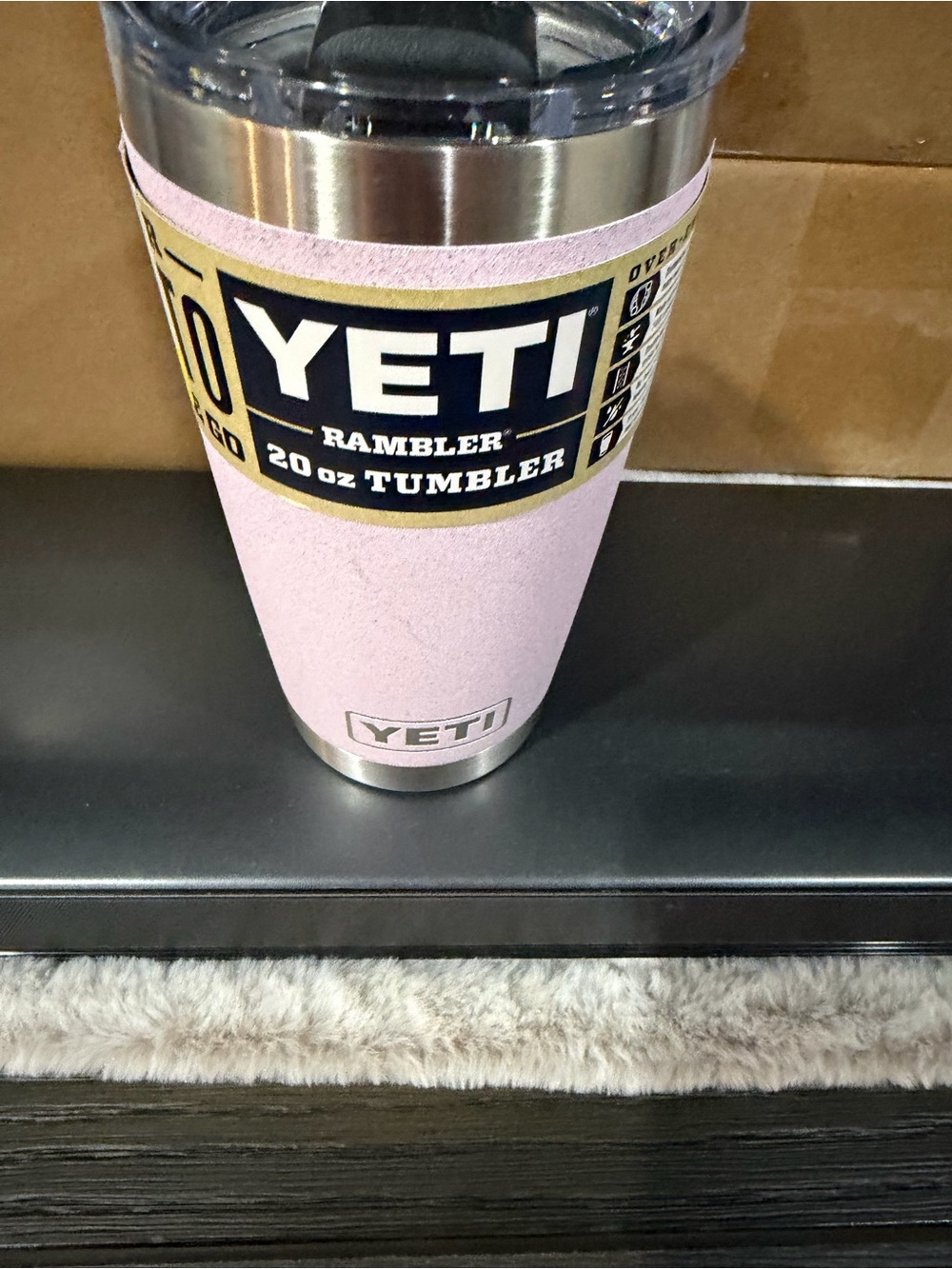 Yeti Rambler 20 oz Tumbler in Retired Color Cherry Blossom Light Pink /Stainless